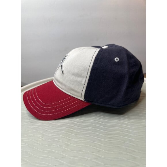 Anderson Ord Golf Adjustable Baseball Cap Mens OS White Navy Red Athleisure NEW - Picture 3 of 6